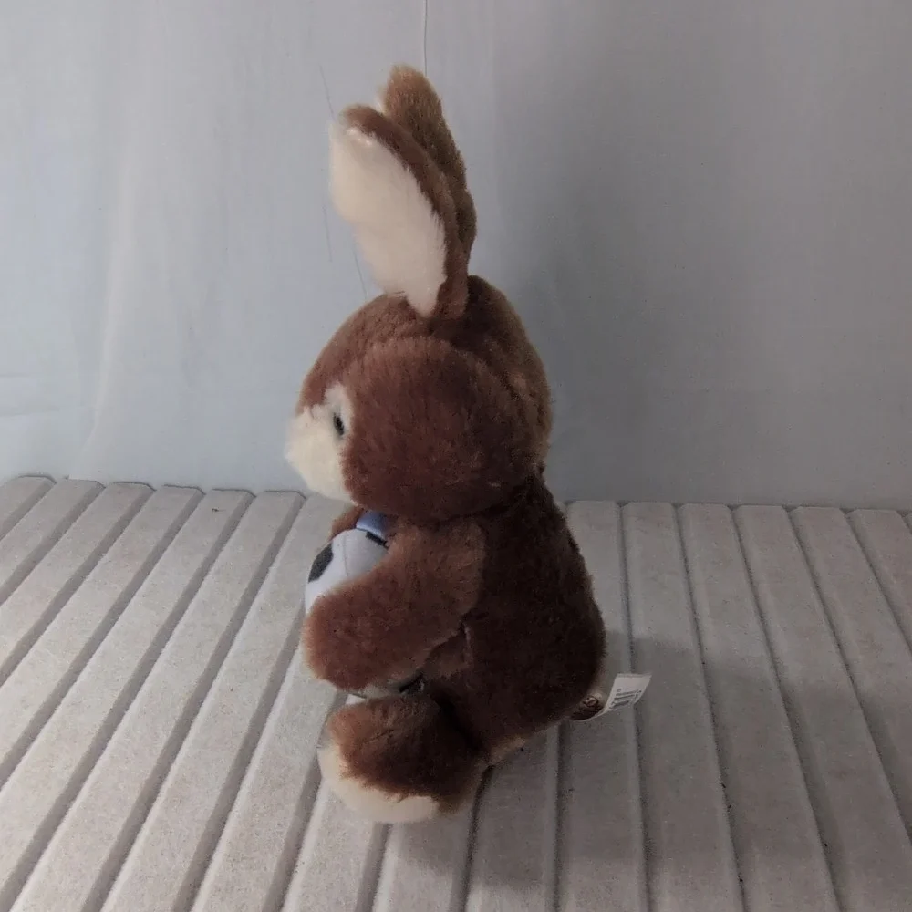 Dan Dee Collector Rabbit Plush Medium 8-10 in with Soccer Ball